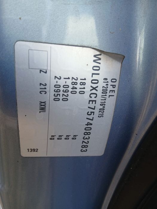 Cześci do Opel Meriva I