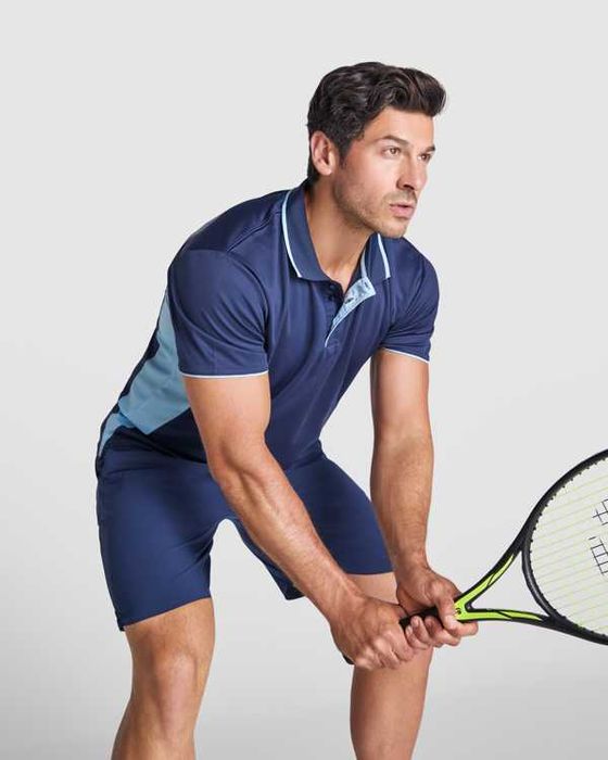 Polo para Padel Azul