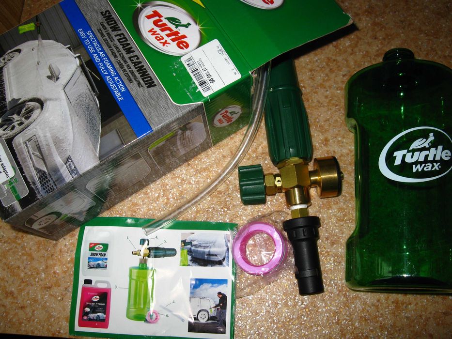 pianownica do mycia samochodu  Turtle wax