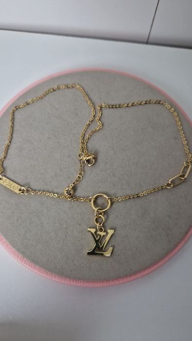 Złota celebrytka łańcuszek LV Louis Vuitton