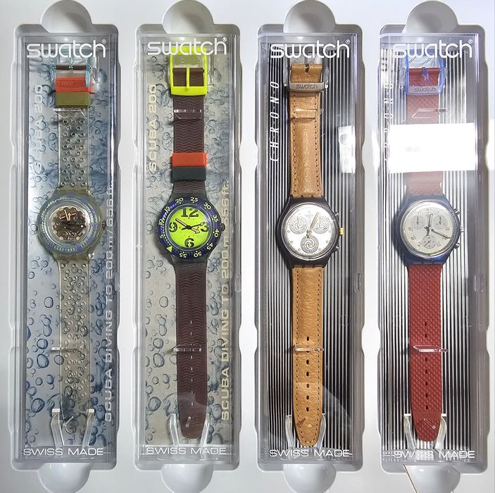 104 relógios Swatch (com raridades)