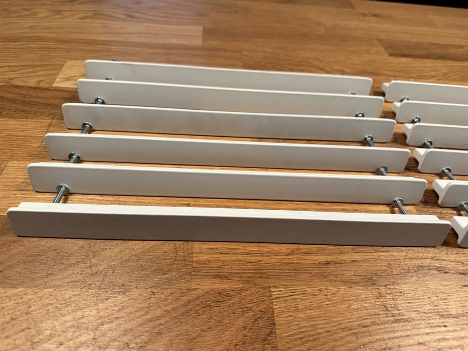 Uchwyty IKEA HACKAS Białe (12 szt.)
