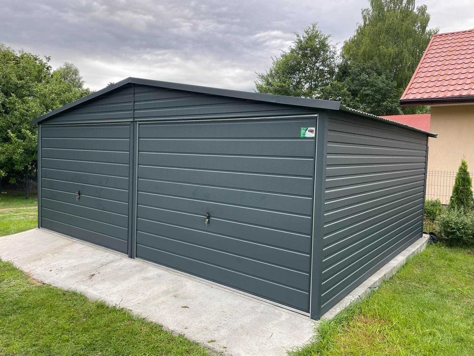 Garaż blaszany, WIATA. WZMOCNIONY PROFILAMI. Producent. Cała Polska
