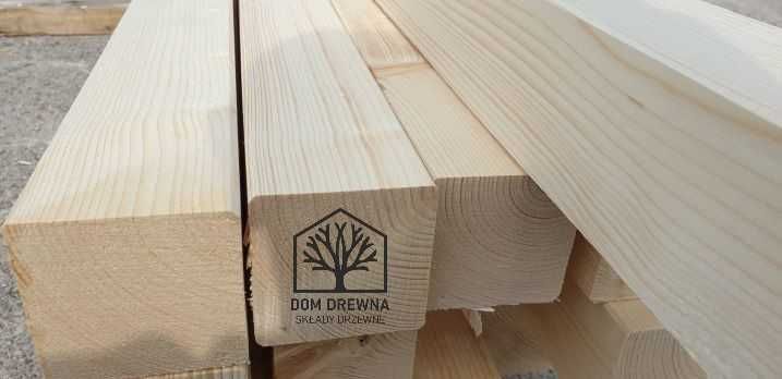 Drewno konstrukcyjne KVH słupy 120x120 mm, kantówka, krawędziak