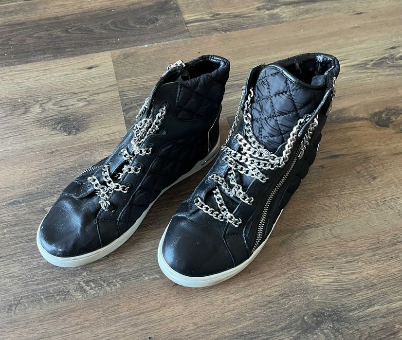 Długie buty Michael Kors za kostkę, r. 40,5, kolor czarny