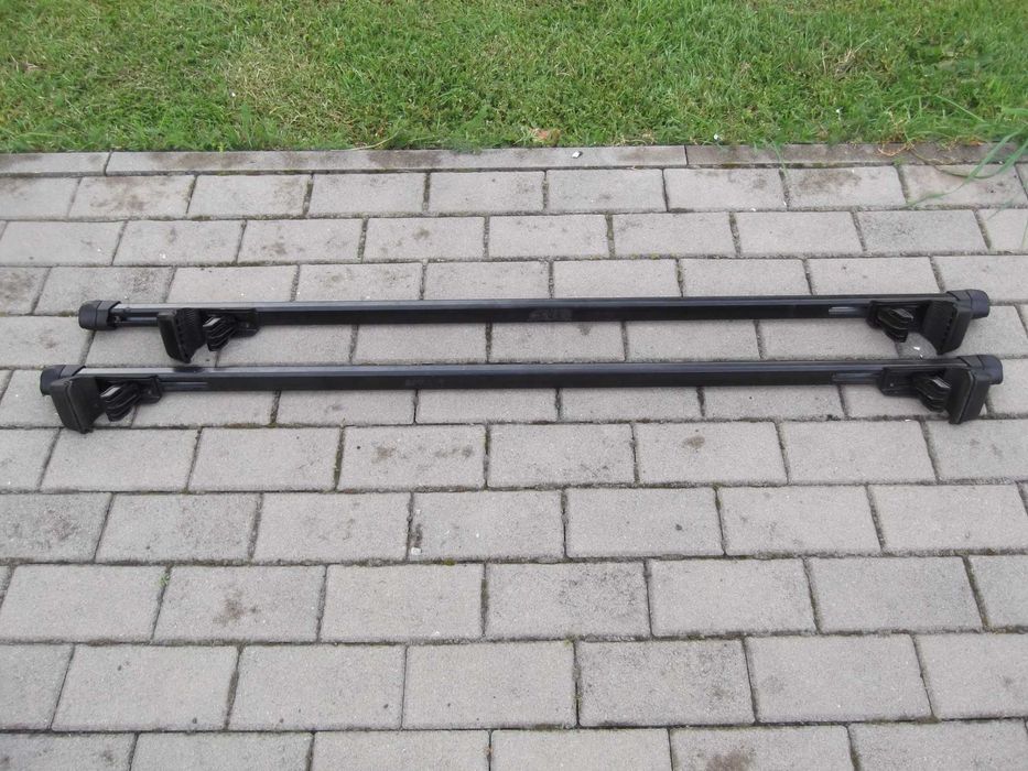 Bagażnik dachowy bazowy na relingi, grube relingi