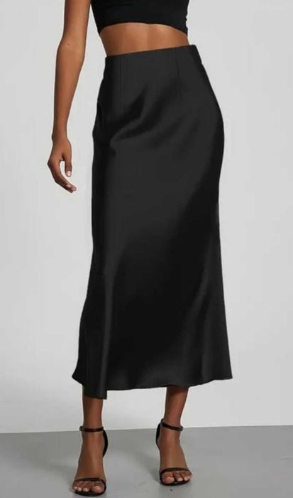 Ефектна атласна спідниця від Nasty Gal (США) XS/S