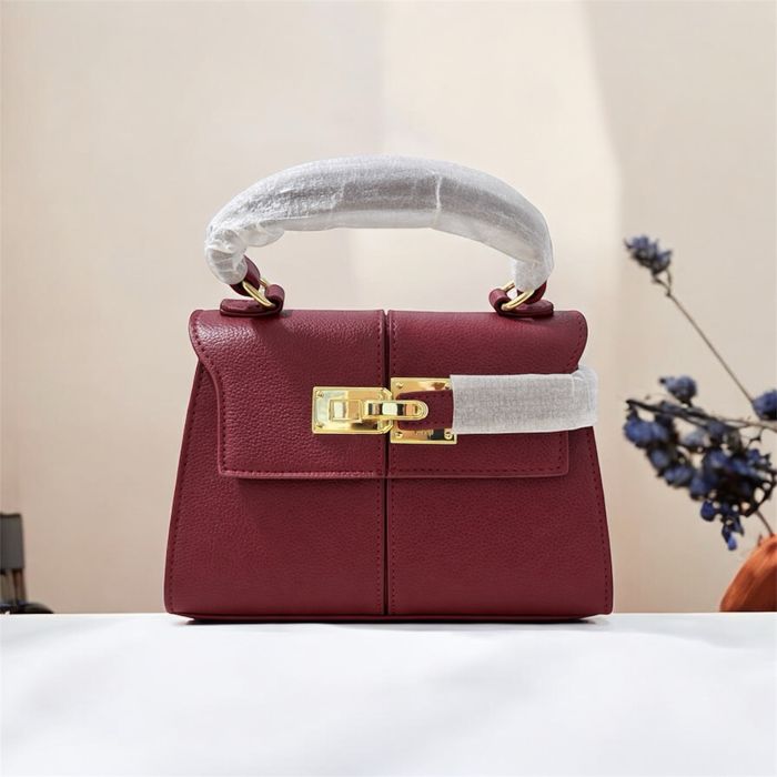 Сумка JW PEI в трендовому відтінку -бургунді