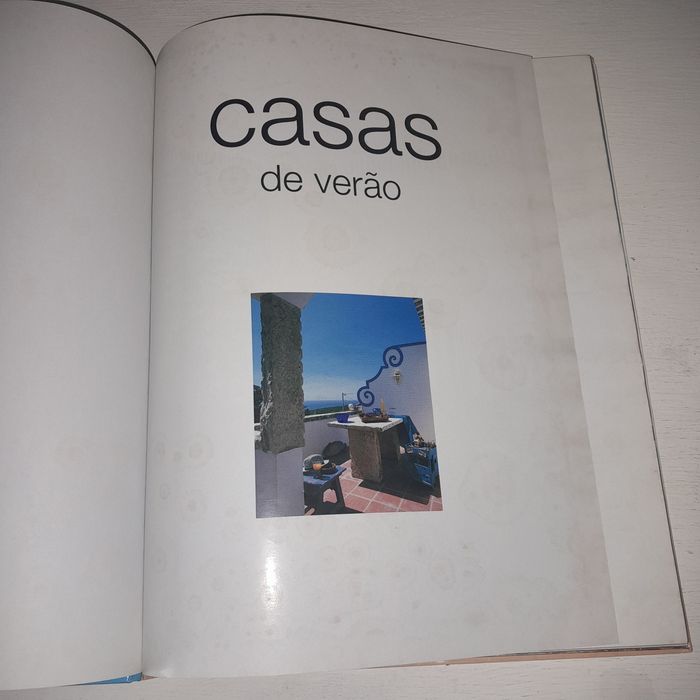 Livro Casas de Verão- edições Casa- Abril/Controljornal