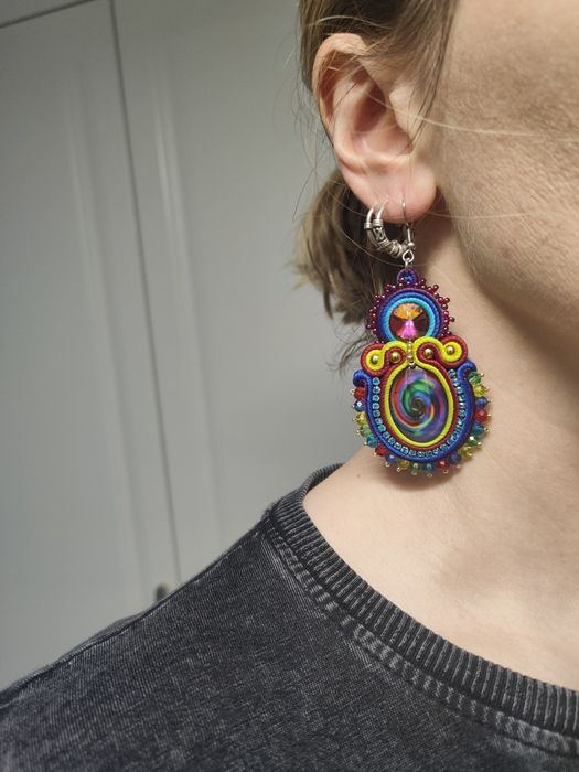 Kolczyki sutasz 8 cm