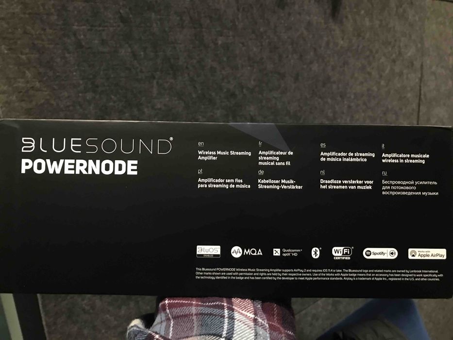 Bluesound POWERNODE  N330 Music Streaming Amplifier Black