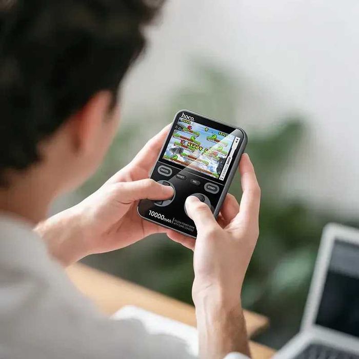 Павербанк HOCOQ47 10000mAhвбуд.ігр.консоль швид.заряд.кабель Type-C