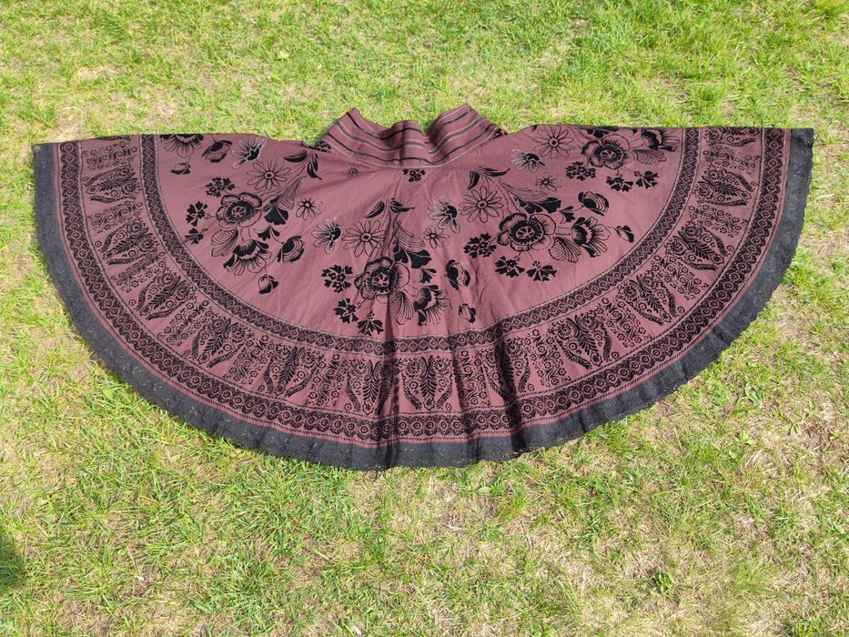 spódnica nowa  boho brązowa  rozm 40