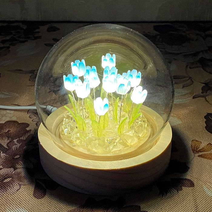 Лампа інтер'єрна "Тюльпани Сині"