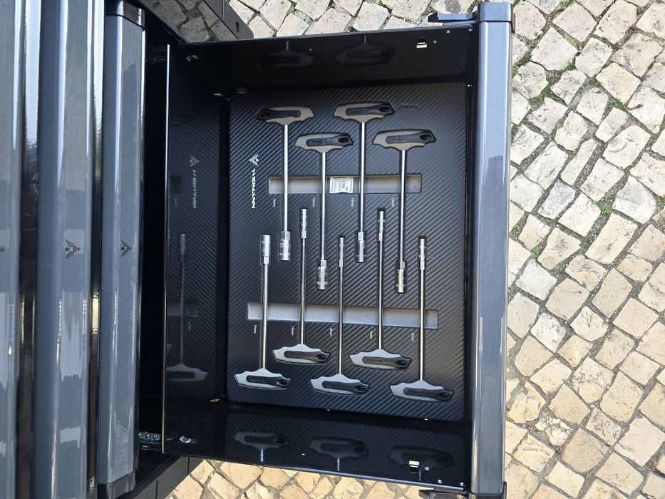 Pormação carrinho de ferramenta de 7 gavetase 6 completas novo