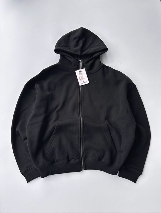 Зіп Худі Pull&Bear Зіпка Пулбір Чорна Кофта Zip Hoodie