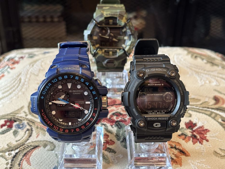 Casio G-shock GWN-1000 + GW-7900B + GA-700CM