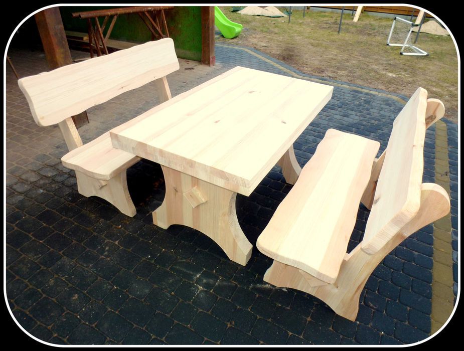 Meble barowe ogrodowe drewniane stół ławka do lokalu dostawa 200zł