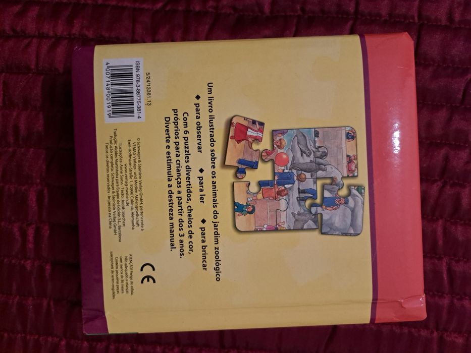 Livro dos puzzles - Os animais do jardim zoológico