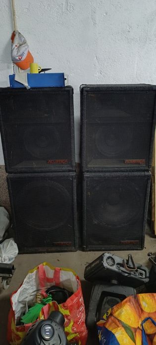 PA  colunas de som marca Acústica