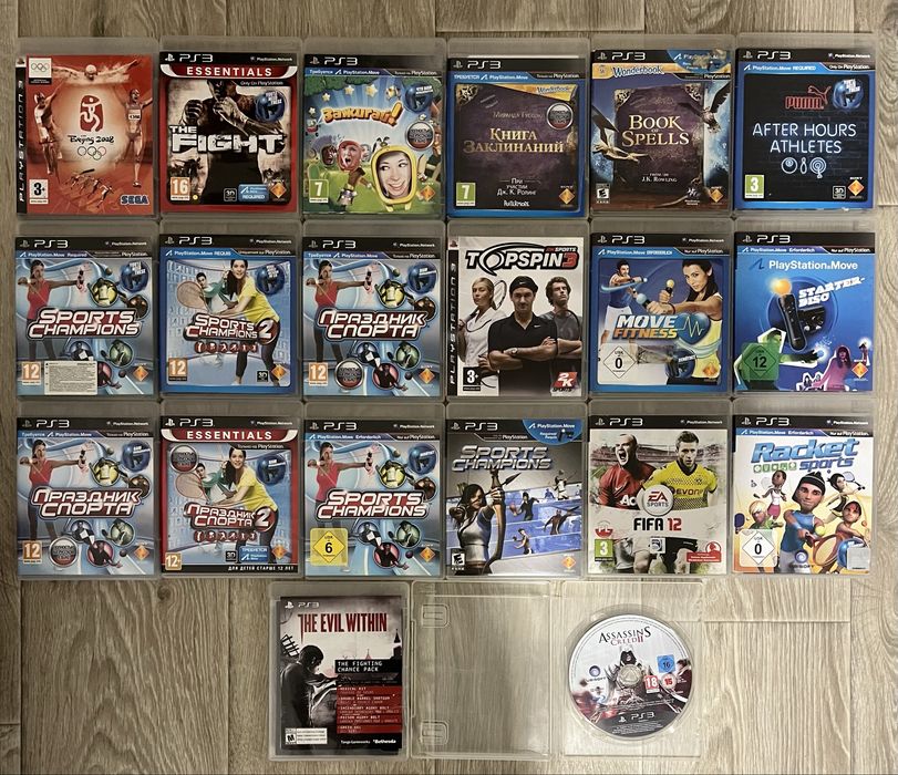 Диски Sony playstation 3 ps3 лицензия, игры.