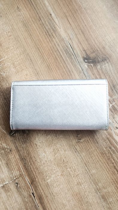 Portfel damski srebrny