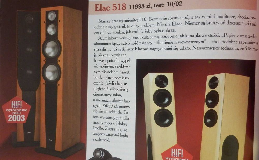 Elac 518 JET czarne