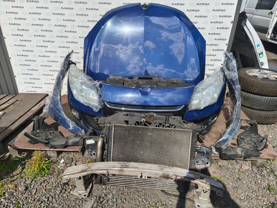 Renault Megane III Бампер фара крило капот Рено Меган 3 2011 -Комплект