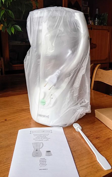 Блендер стаціонарний Royalty Line RL-SM-400P + млинок | 400Вт | 1.5л