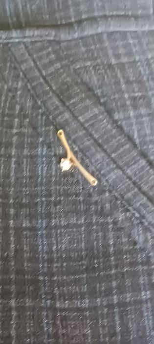 Grafitowe cygaretki w drobną kratkę rozm.42