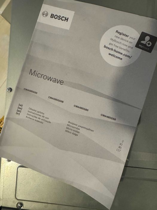 Bosch - Forno micro-ondas integrável