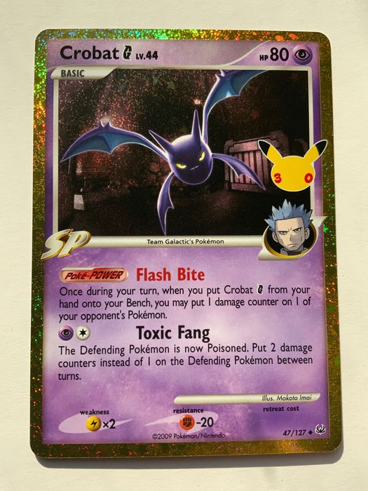 Pokemon 30th Celebration Crobat, Meowth, Lycanroc dla Pana Michała.