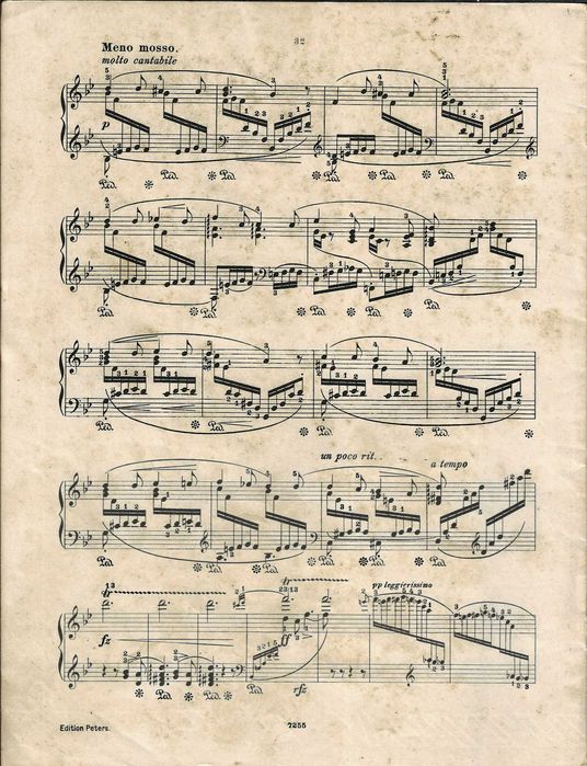 PIANO: Partitura Histórica "Am Genfer See" Op. 139 - Franz Bendel (Completa) - Carimbo Sassetti