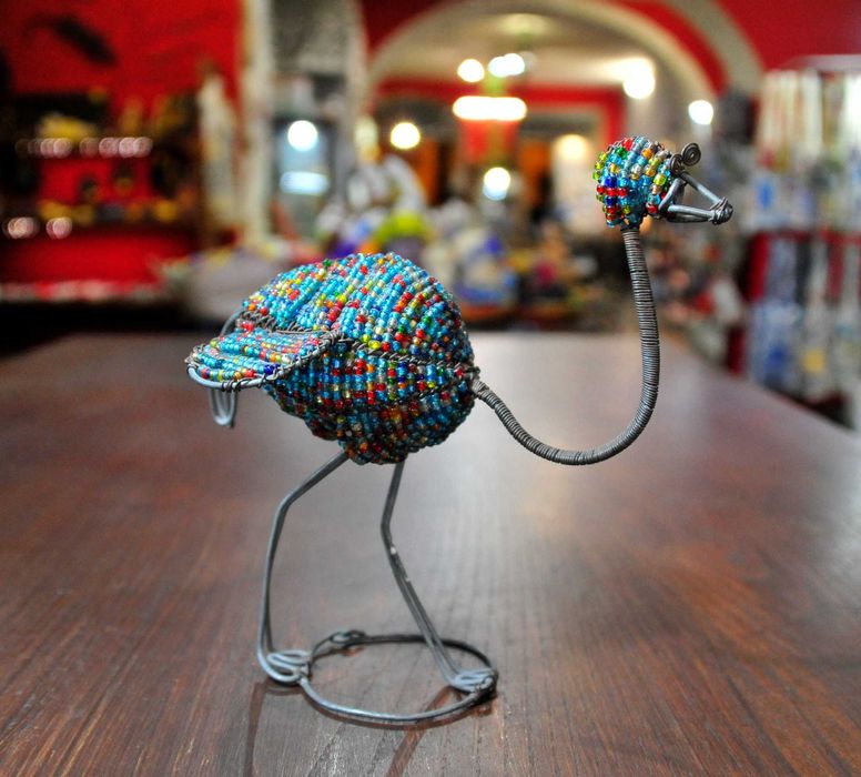 Escultura de missangas