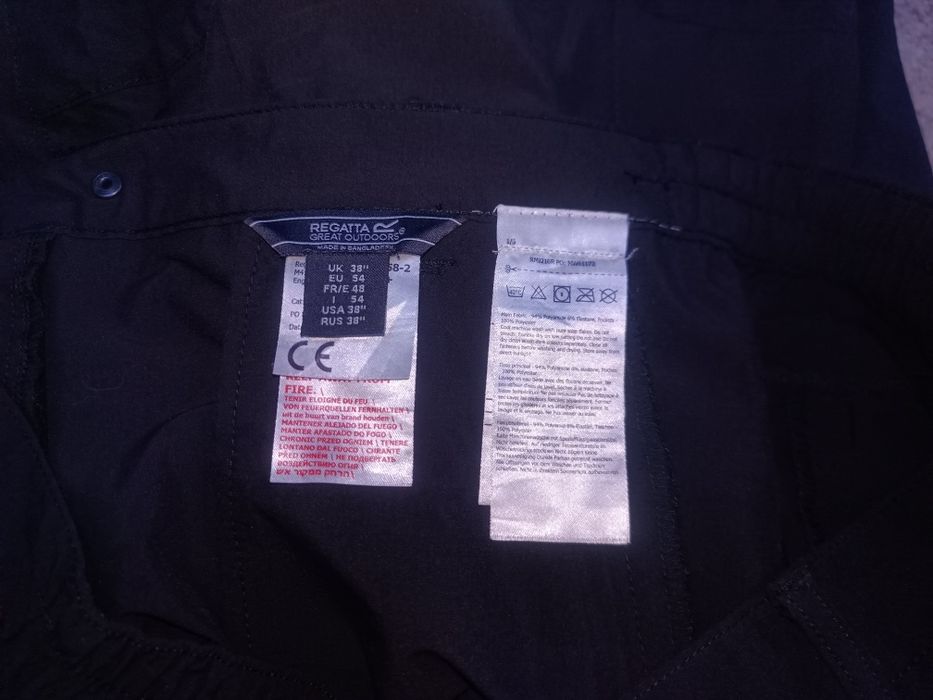Spodnie outdoor Regatta  xl cienki Softshell