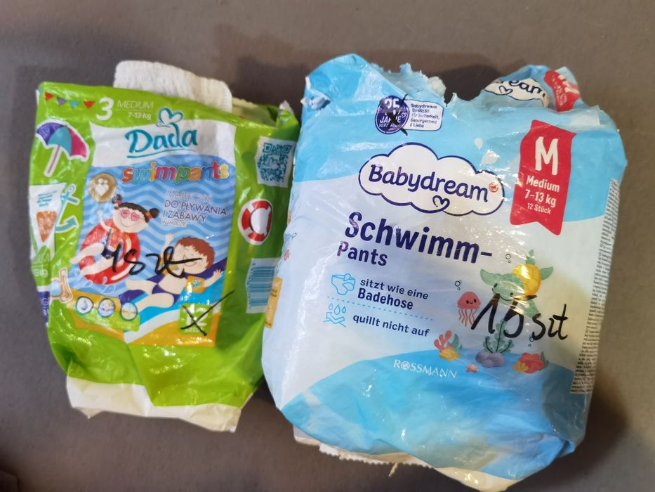 Pantsy do pływania dada i babydream rozmiar medium (7-13 kg)