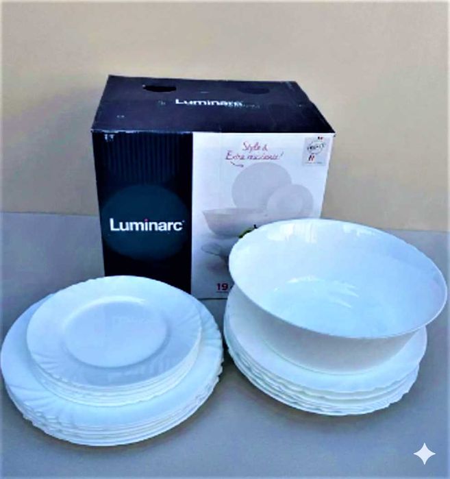 Сервиз Luminark Cadix 19 предметов Франц набор тарелок Люминарк посуда