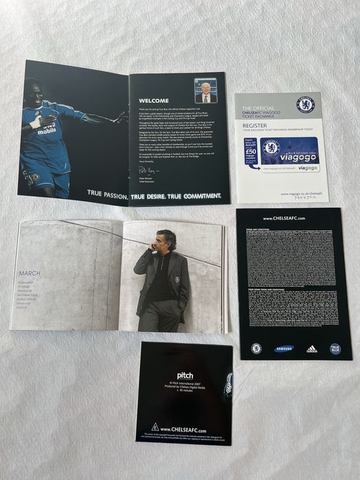 Kit cachecol Chelsea 2007/2008 José Mourinho