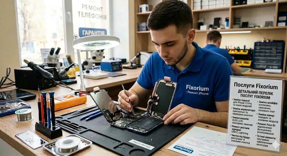 Ремонт Iphone, Android та ноутбуків