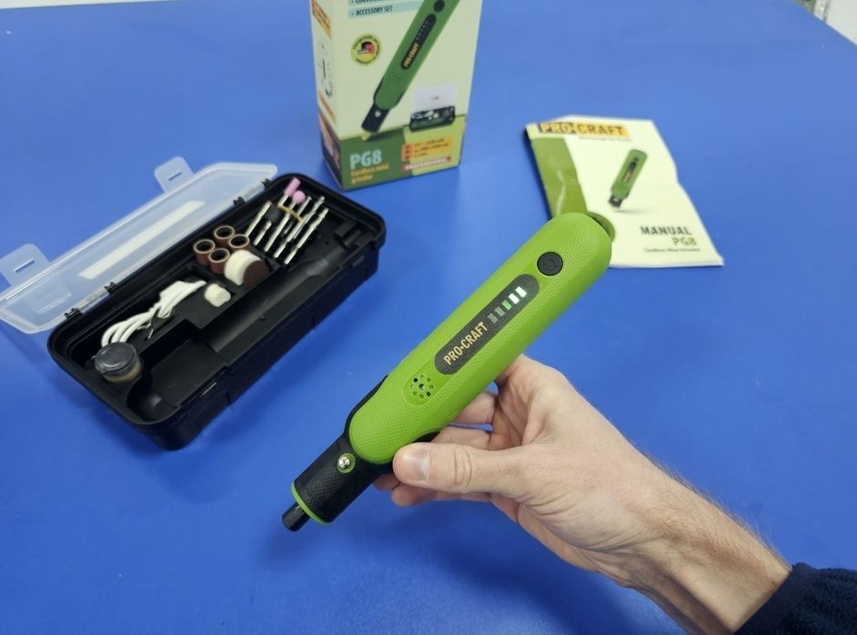 Гравер бормашина Акумуляторний Procraft PG8 дремель +Насадки Гарантія