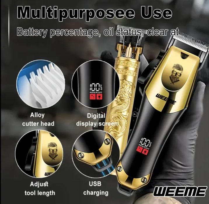 Máquina de barbear e corte de cabelo