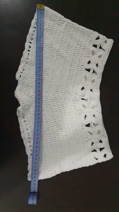 Комплект! Кроп топ вязаный и шорты для пляжа