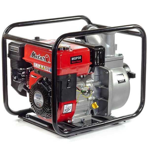 БЕНЗИНОВА мотопомпа Matari MGP30 - 5500 вт помпа пожежна для води