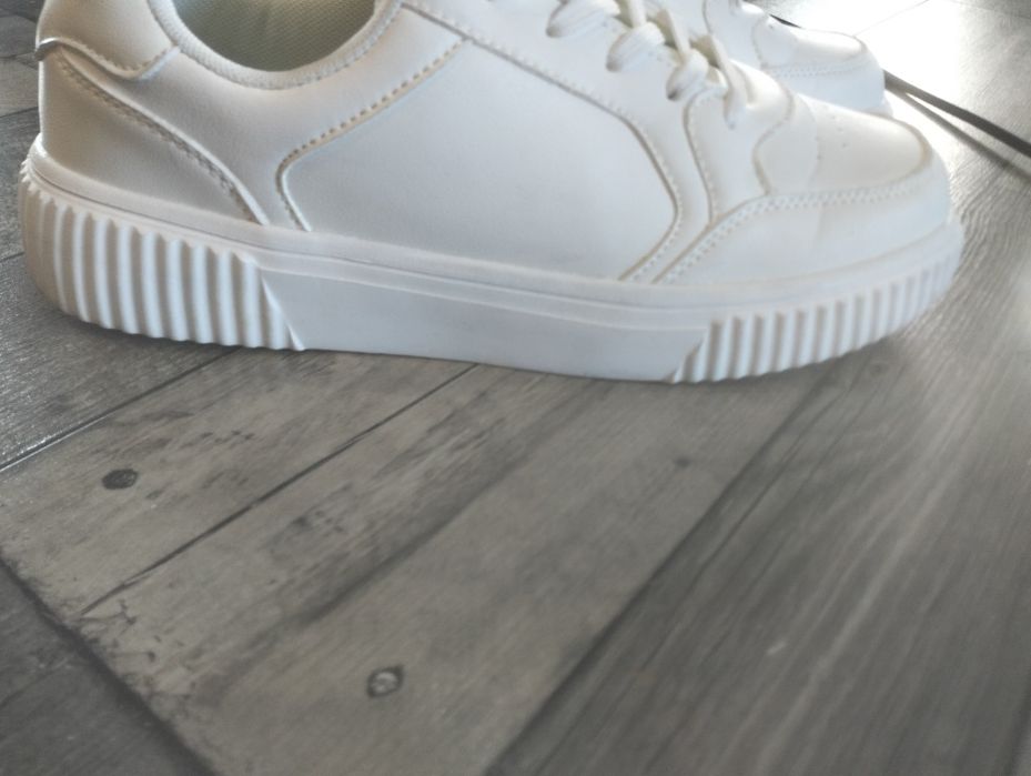 Buty trampki białe tenisówki z shein 27 cm wkladka