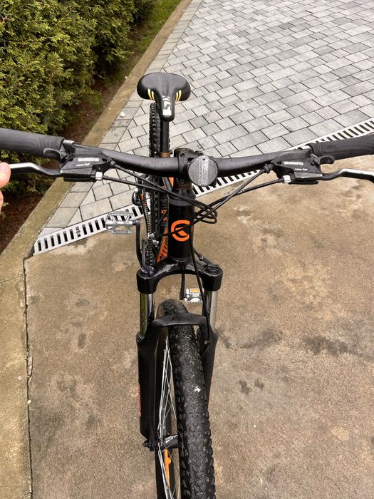 Rower kellys pomarańczowo czarny