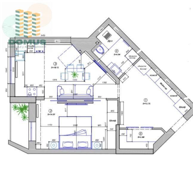 Продам 1 комн ЖК Гагаринский, Аркадия! Вид на море. С ремонтом!