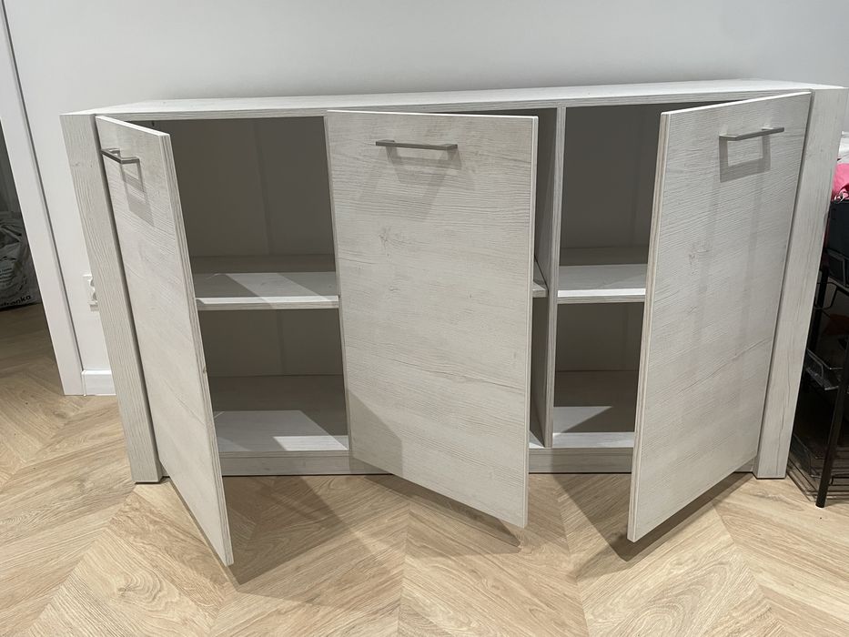 Komoda biała/beżowa