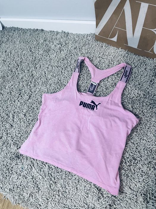 Rozowy sportowy top damski rozm xxl puma silownia