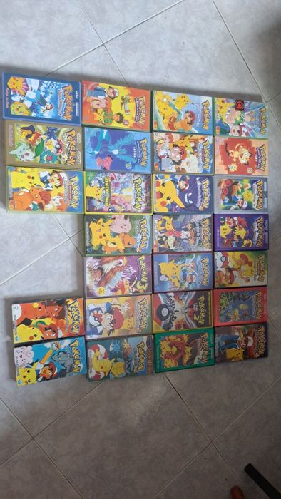 VHS Pokémon e Dragon Ball
