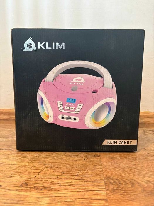 Różowe radio/boombox